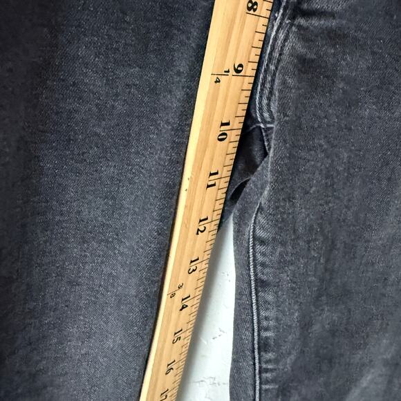 Abercrombie & Fitch Black Jeans‎ 27 High Rise Super Skinny Ankle Tie Hem Stretch - Picture 9 of 10